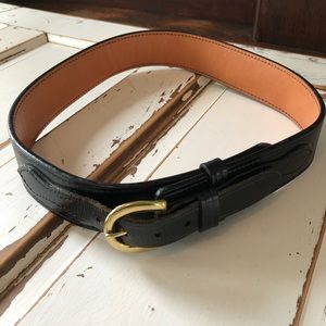 Don Hume Leather Duty Belt